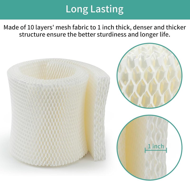 SUNRRA MAF1 Humidifier Filter Compatible with Aircare MA1201, MA0950, MA1200, Kenmore 14906,32-14906, 42-14906, Replace Aircare MA1201 Filter, Kenmore Humidifier Filters 14906, 2 Packs - Image 4